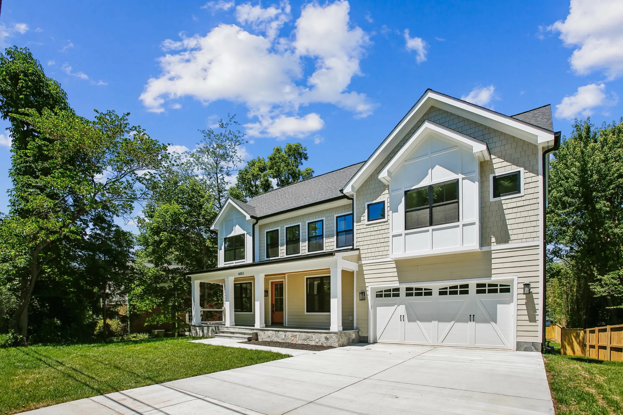 Front elevation at 6003 Melvern Dr