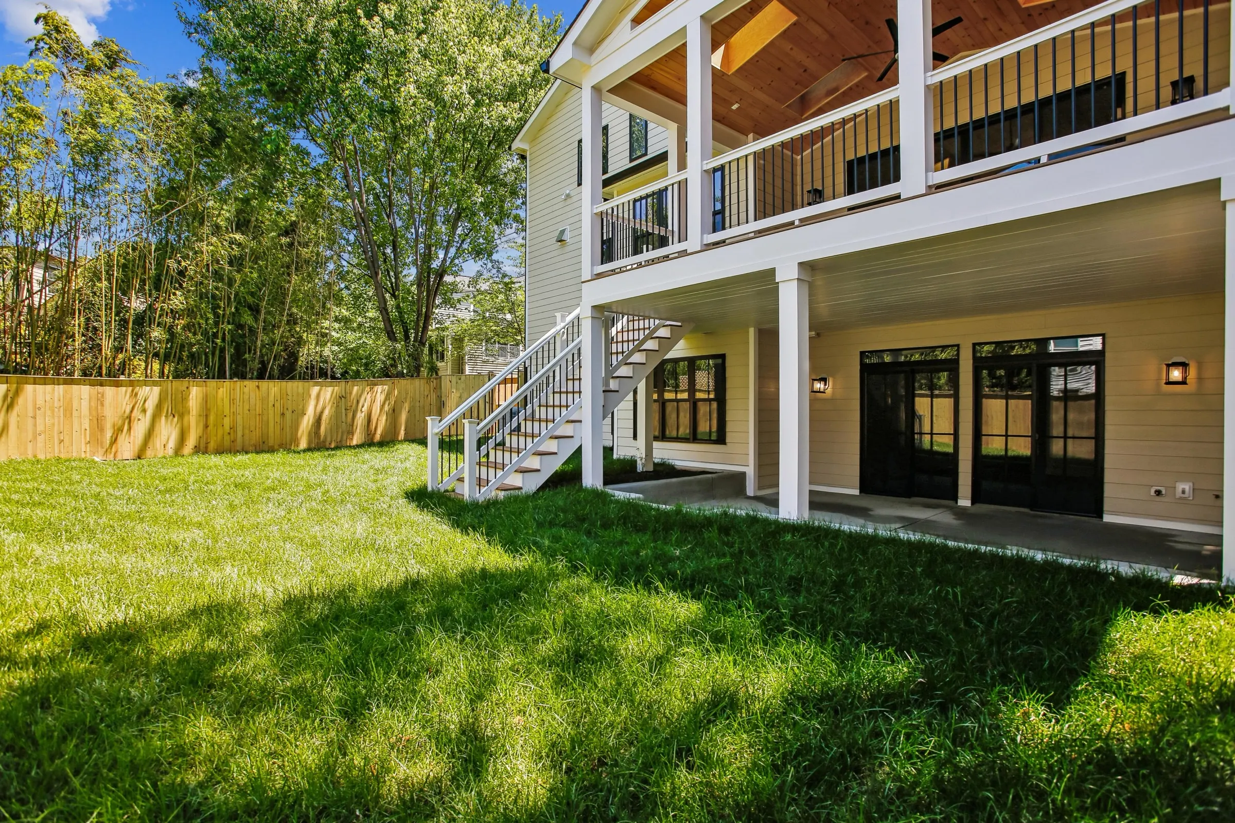 Back yard at 6003 Melvern Dr